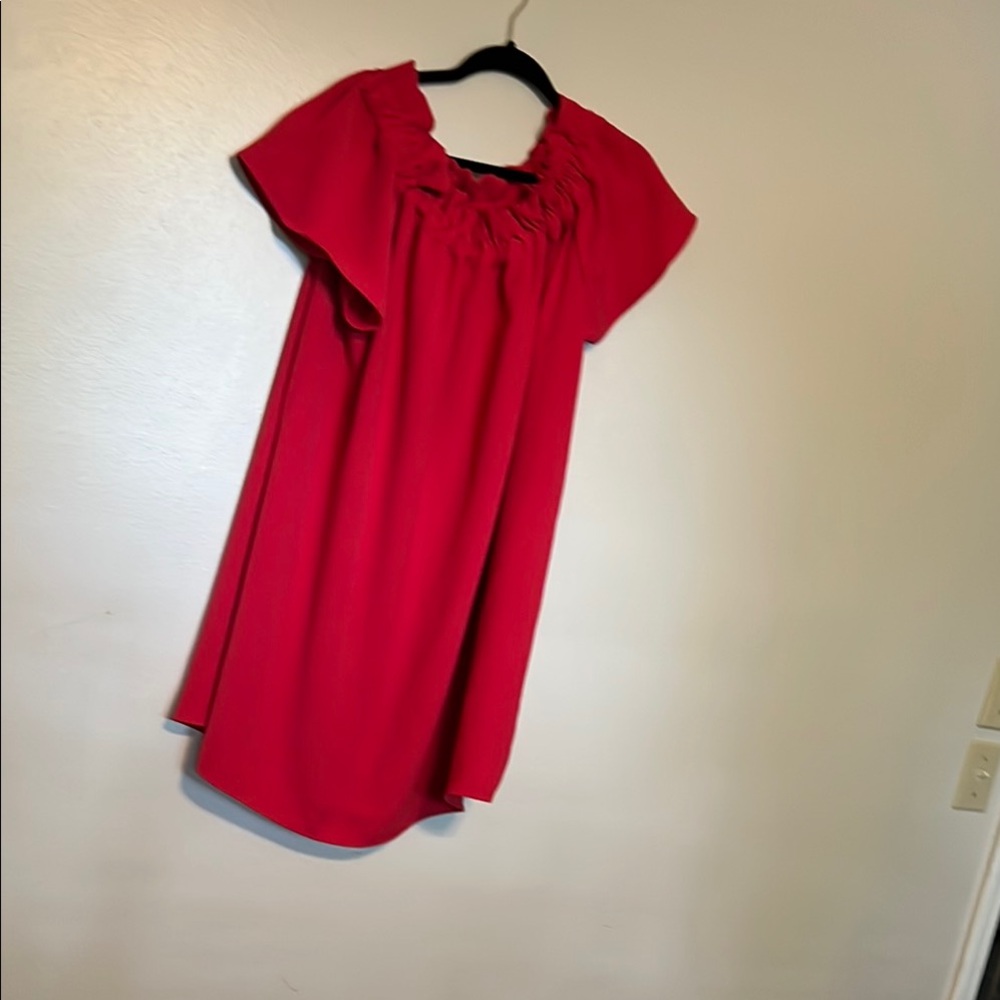 Pleione Vibrant Red Dress